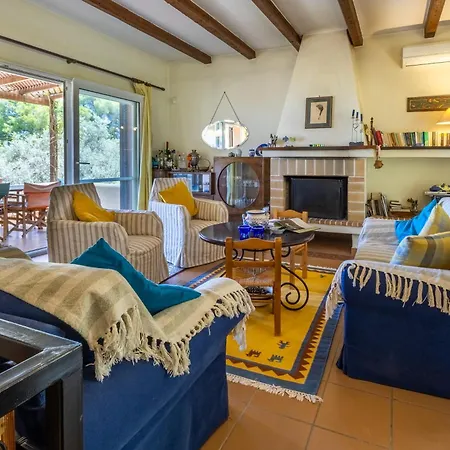 Stunning Evia Sea View Ferienhaus *